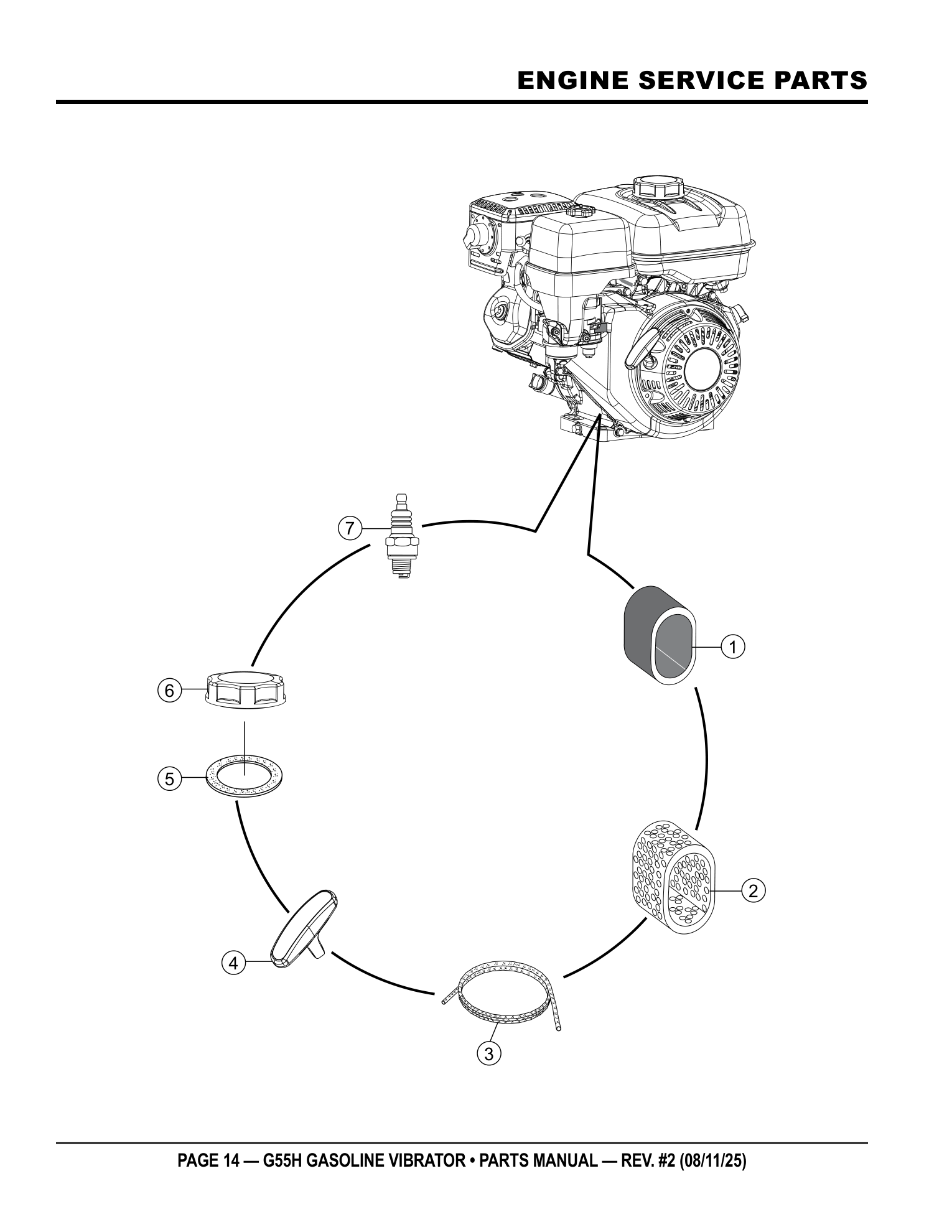 Multiquip G55 Vibrator Power Source UNKNOWN parts diagram