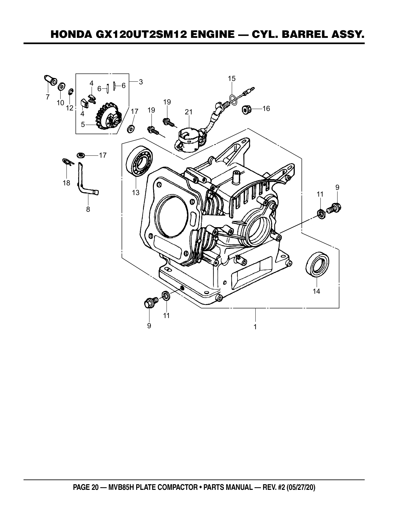 Multiquip MVB85 15