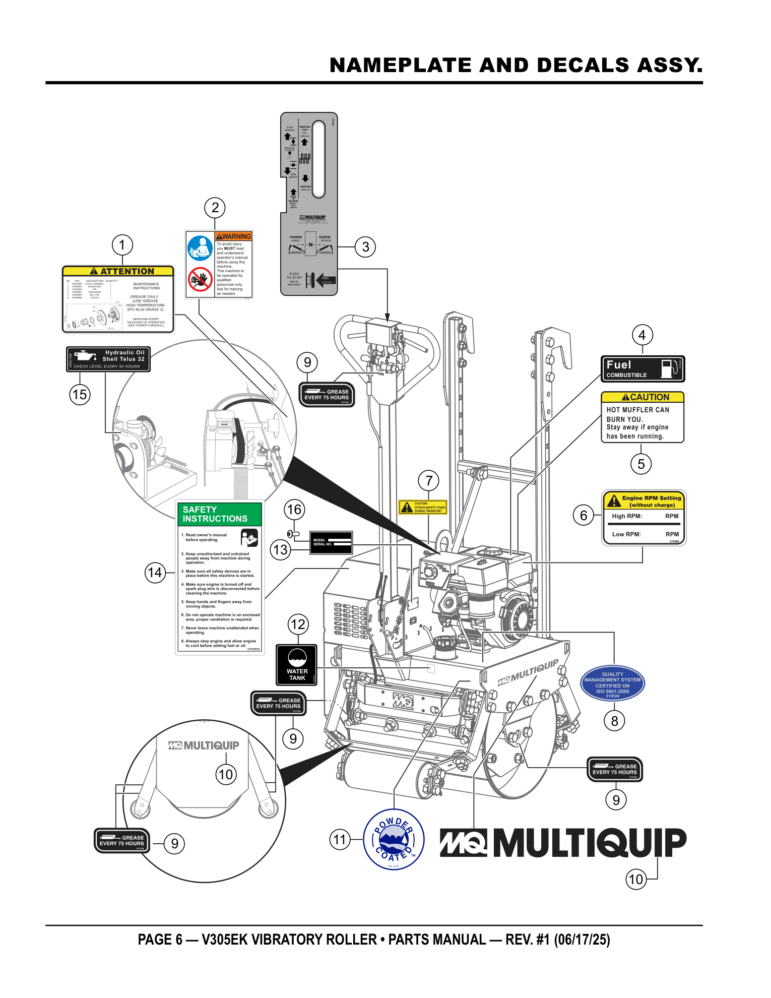 Multiquip V305 29