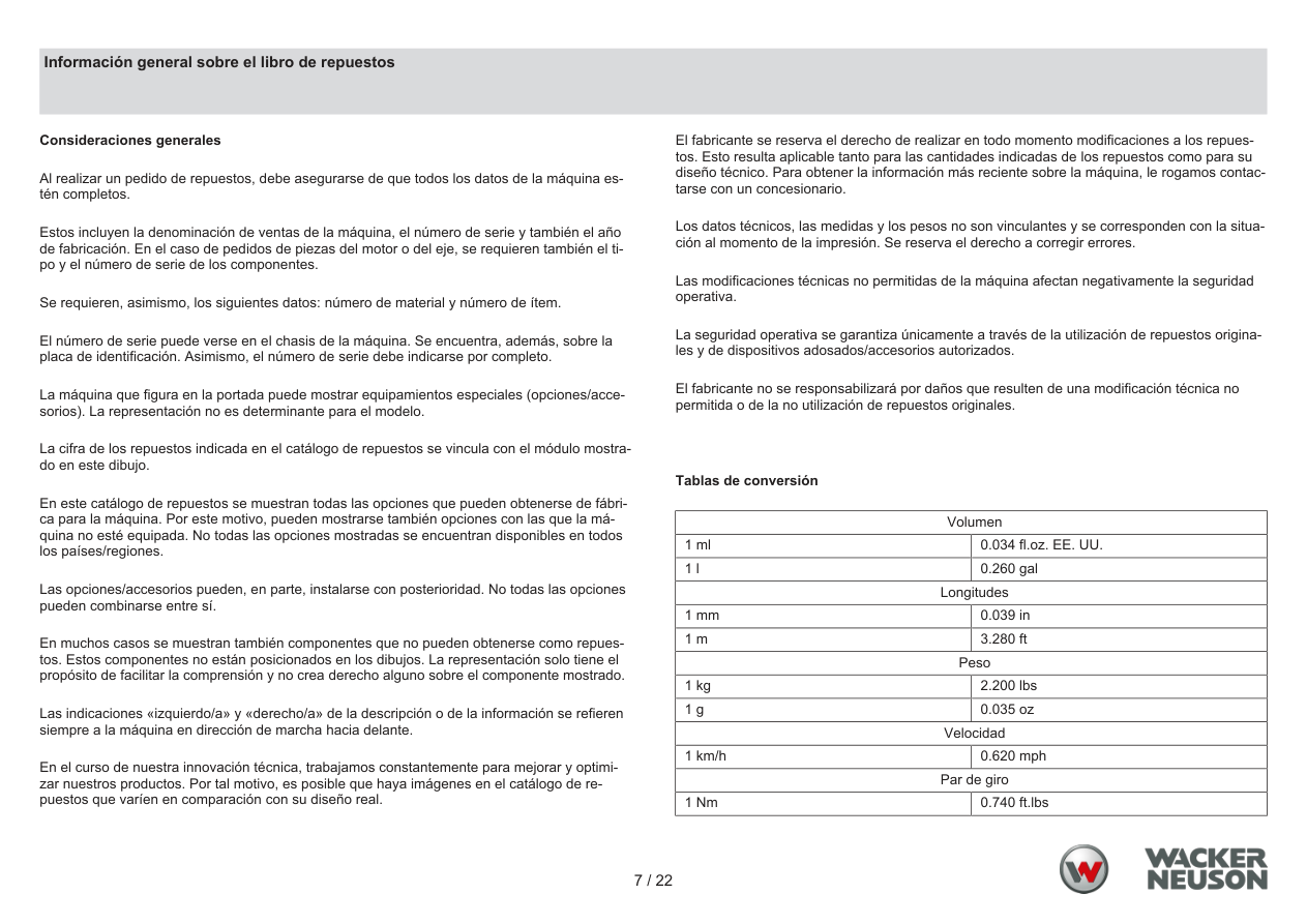 Wacker Neuson PDT2 Trash Pump Información general sobre el libro de repuestos parts diagram